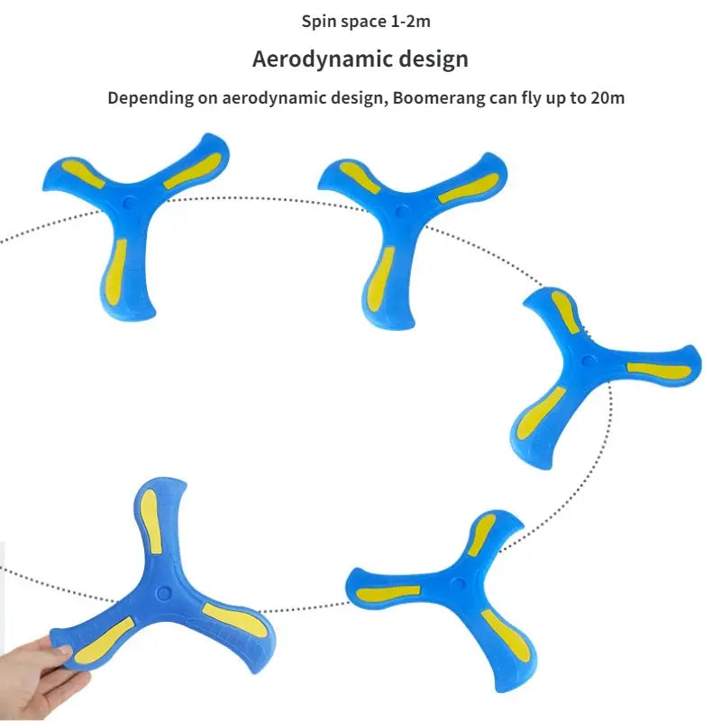 Children's V Shaped Returning Boomerang Toy For Outdoor Play With Easy Grip And Accurate Throws Parent Child Bonding