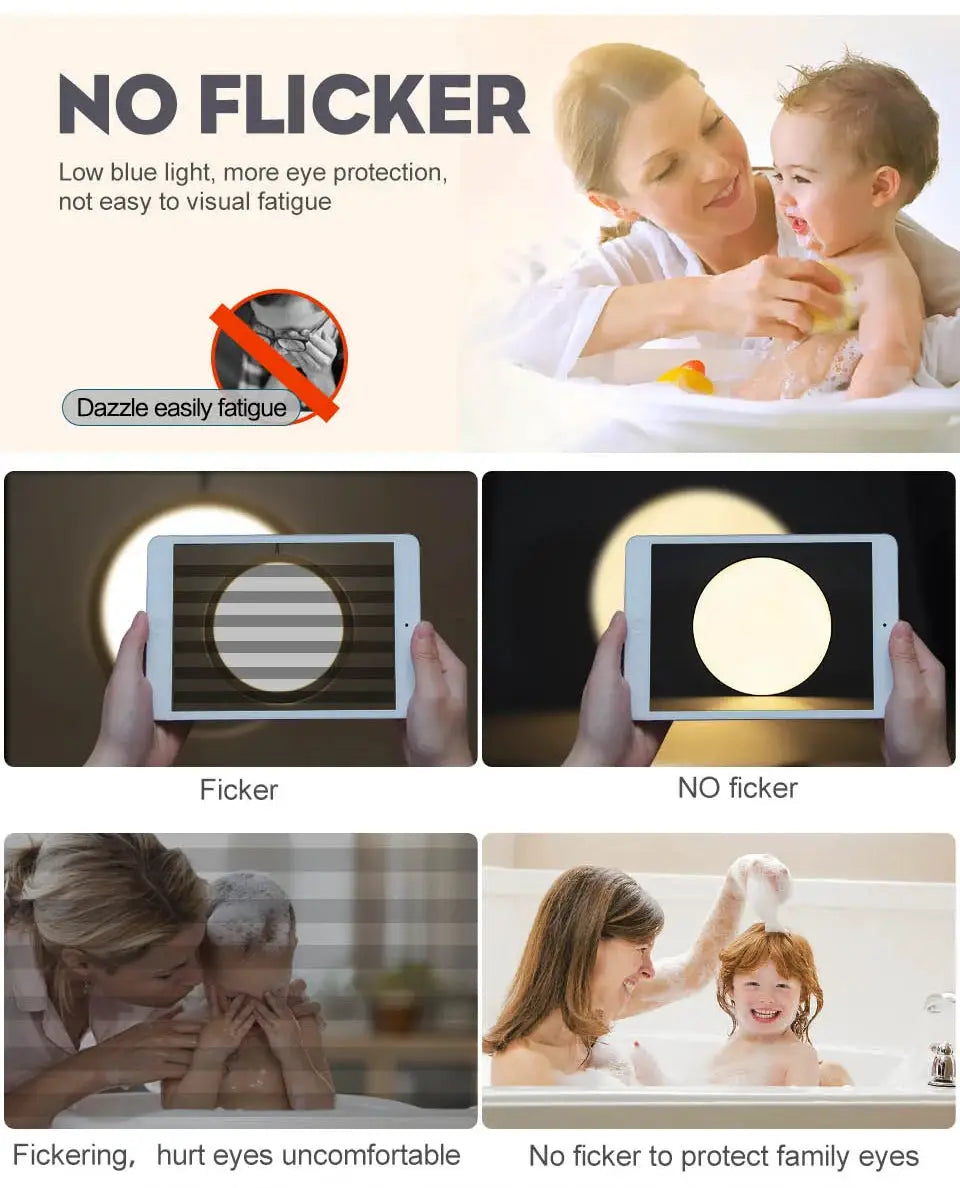 MARPOU big-size smart ceiling lamp 80W LED with remote control, dimmable by Simples Market