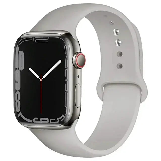 Silicone Band For Apple Watch straps 49mm 40mm 44 mm 45mm 46mm 42mm 41mm 38mm sports bracelet iWatch series 10 9 8 3 SE ultra 2