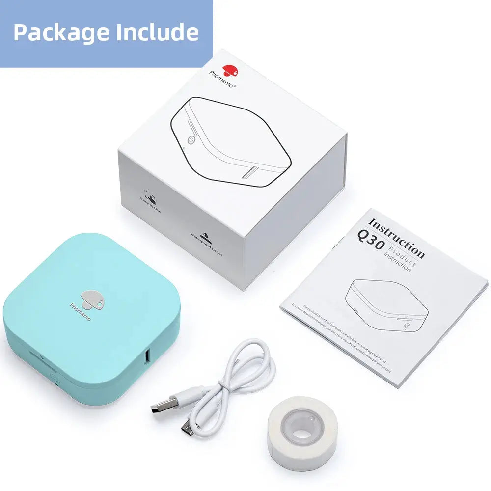 Phomemo Q30 Wireless Pocket Label Printer Thermal Sticker Maker