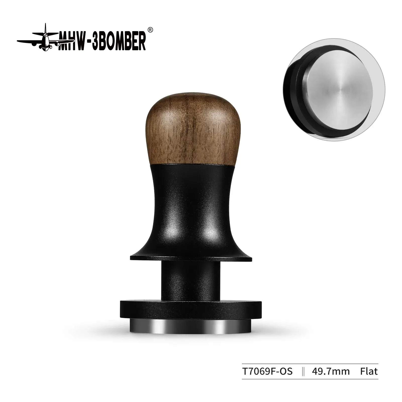 MHW 3 Bomber Constant Pressure Coffee Tamper Set 45.5mm 49.7mm 51mm 53.35mm 58mm 58.5mm Espresso Flat Tampers