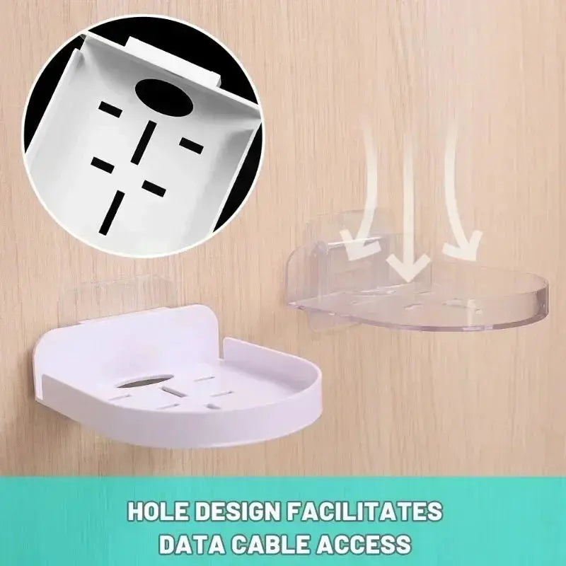 Punch Free Security Surveillance Camera Stand Traceless Wall Mounted Bracket Self Adhesive Drill Free Fixer 1pcs