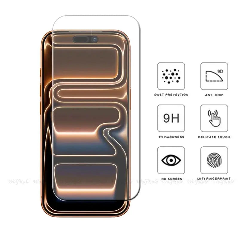 NovaGuard Tempered Glass Screen Protector For iPhone 17 Pro Max Ultra Thin 9H Clarity And Touch Accuracy