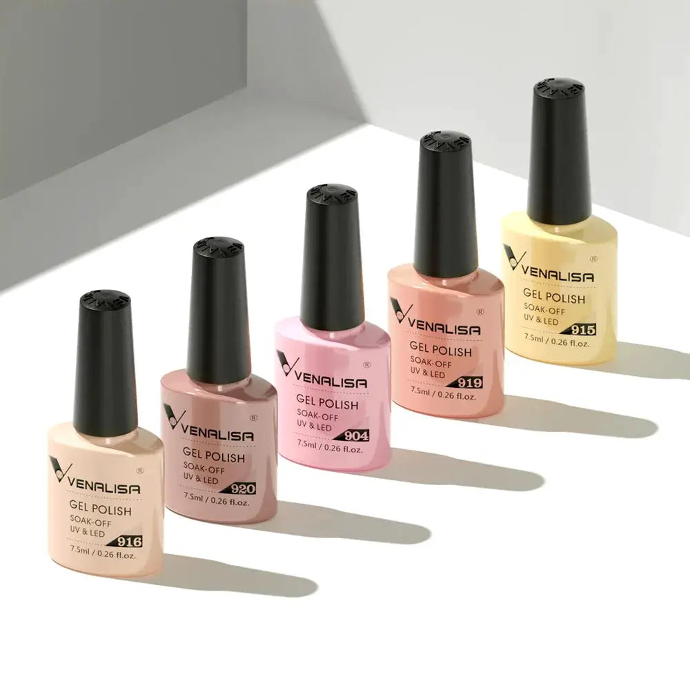 Venalisa Nail Gel Polish Set 60 Colors TPO Free HEMA Free Odorless Soak Off UV LED Curing