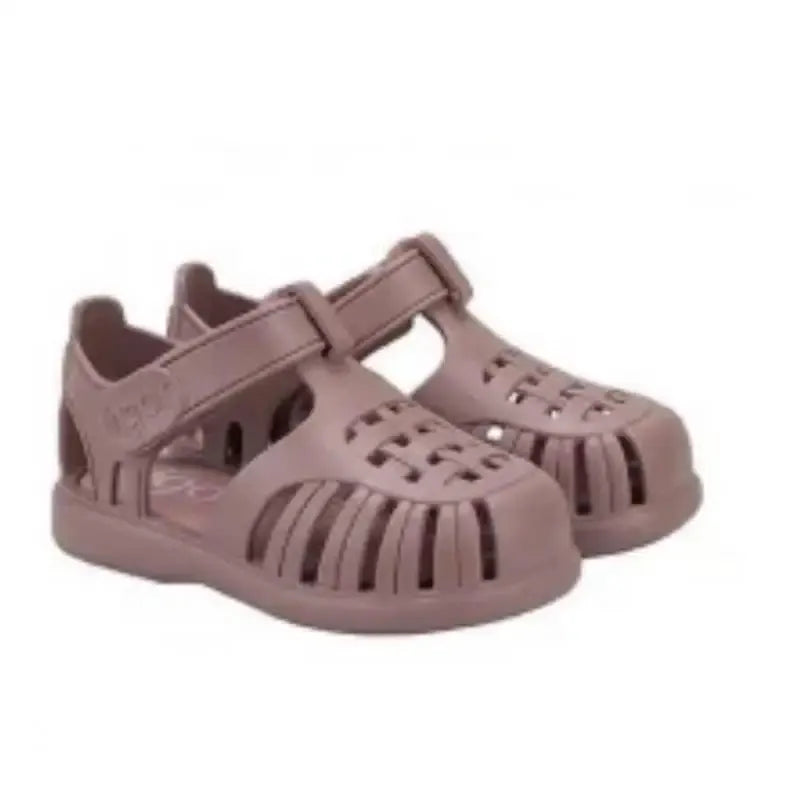 Classic Design Summer Roman Sandals For Kids Boys And Girls Breathable Casual Beach Footwear Solid Color