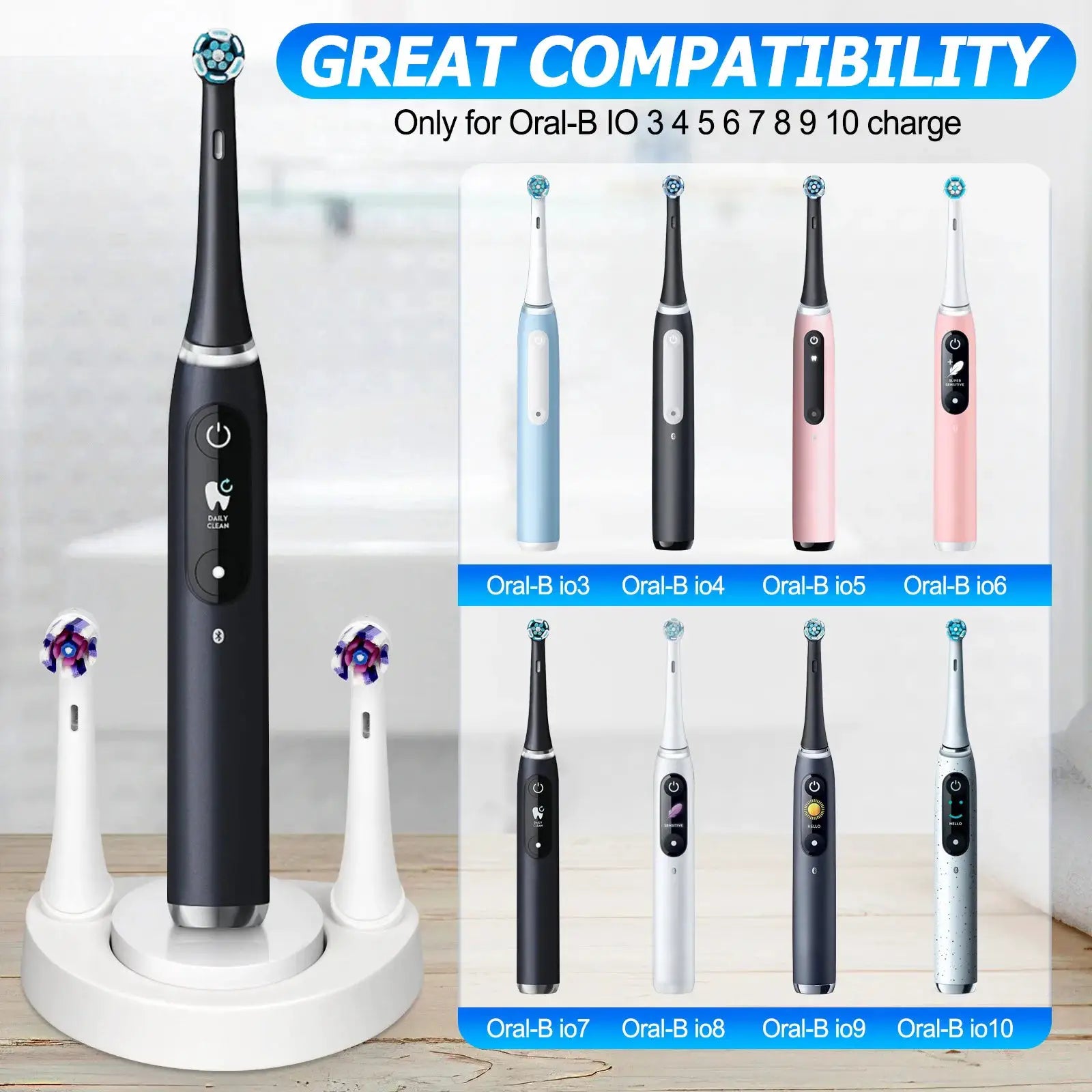 Electric Toothbrush Holder Replacement Stand Base For Oral B Toothbrushes Bathroom Organizer And Storage