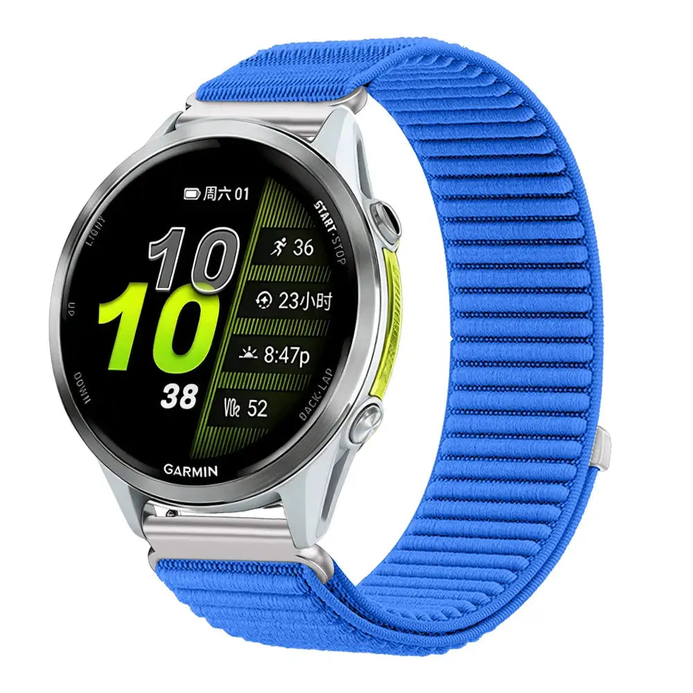 18mm 20mm 22mm Nylon Strap for Garmin Forerunner 970 965 955 570 165 265S/Active 6/5 Breathable Bracelet for Garmin Venu 4/3/3S