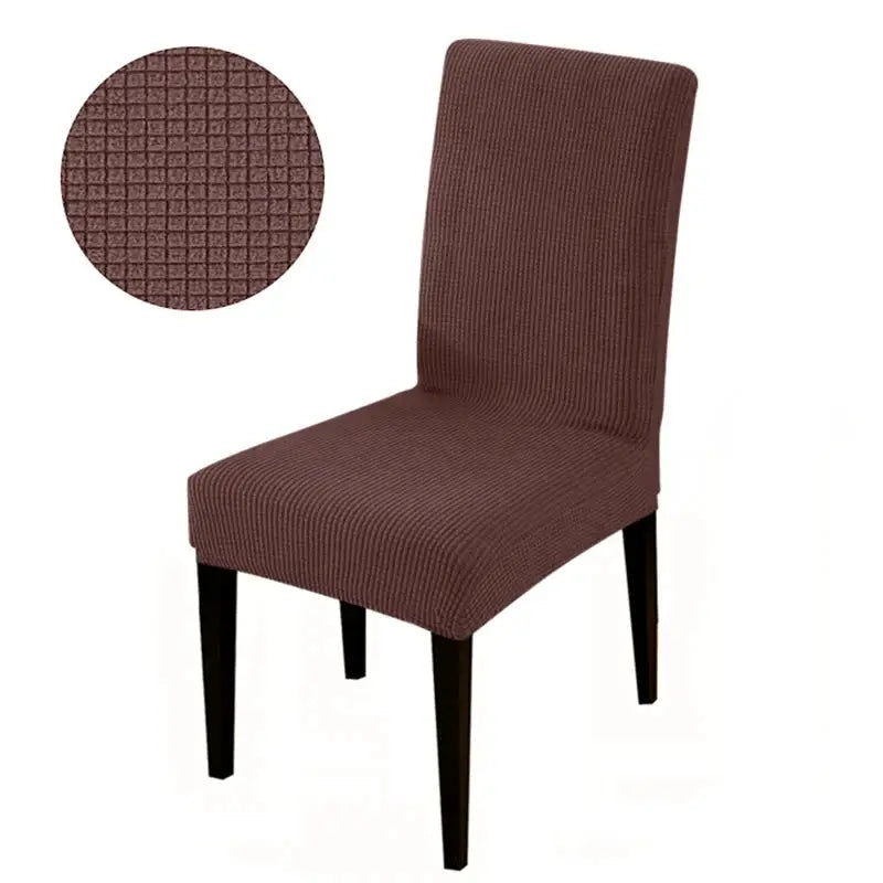 Chair slipcover set, 4-piece burgundy stretch spandex non-slip for armchair