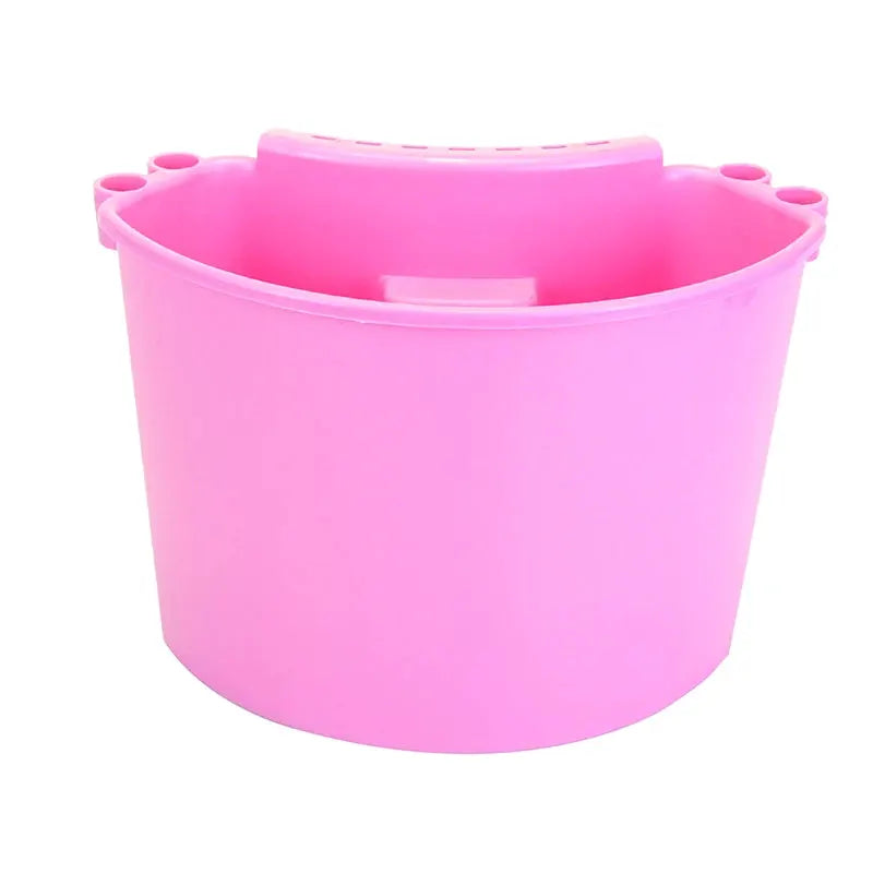 Bucket organizer by Simples Market in pink for car detailing tools and storage