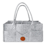 Felt Diaper Bag Organizer For Babies With Large Capacity And Neutral Design For Diapers And Toys