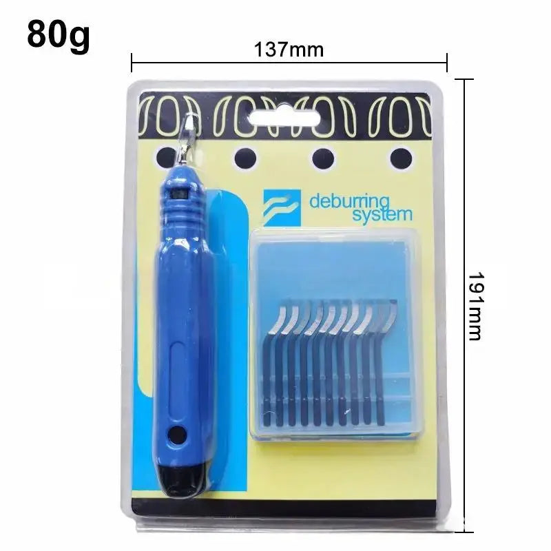 Professional Rotary Deburring Tool Kit With NB1100 And BS1010 Blades For Metal Wood And Plastic Burr Removal Edge Repair