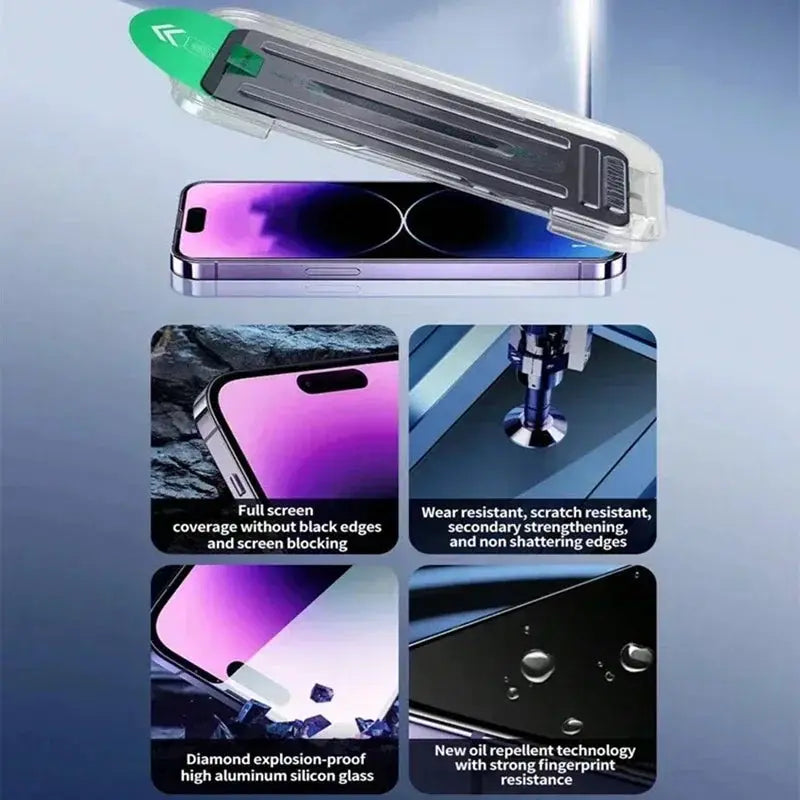NovaShield Matte Privacy Screen Protector For iPhone 11 12 13 14 Pro Max Plus XS Glass Oleophobic Dust Free