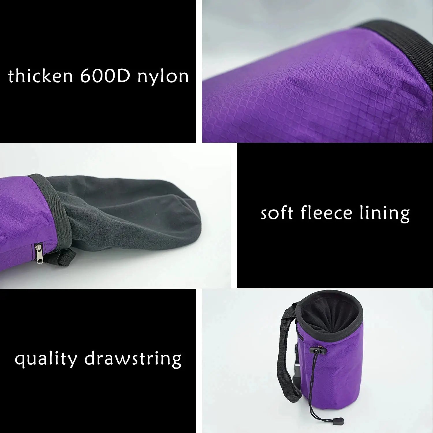 Magnesia Sack Chalk Bag With Waterproof Pocket For Rock Climbing Outdoor Bouldering And Weight Lifting