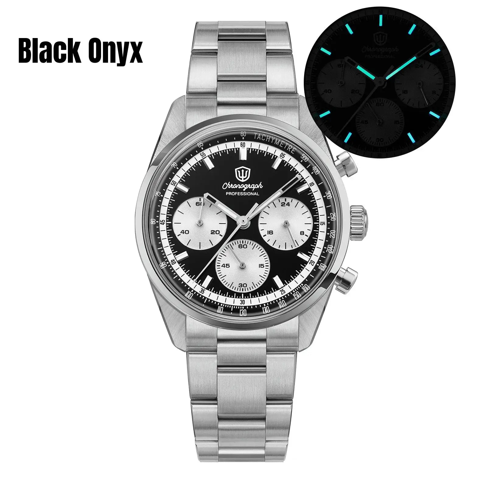 Watchdives WD0526 VK63 mecha quartz chronograph watch, 38.5mm, sapphire crystal, stainless steel