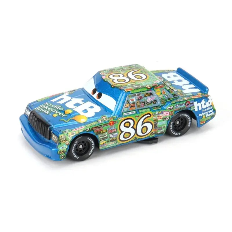 Disney Pixar Cars One Fifty Five Scale Diecast Lightning McQueen And Mater Metal Car Model Collectible Toy