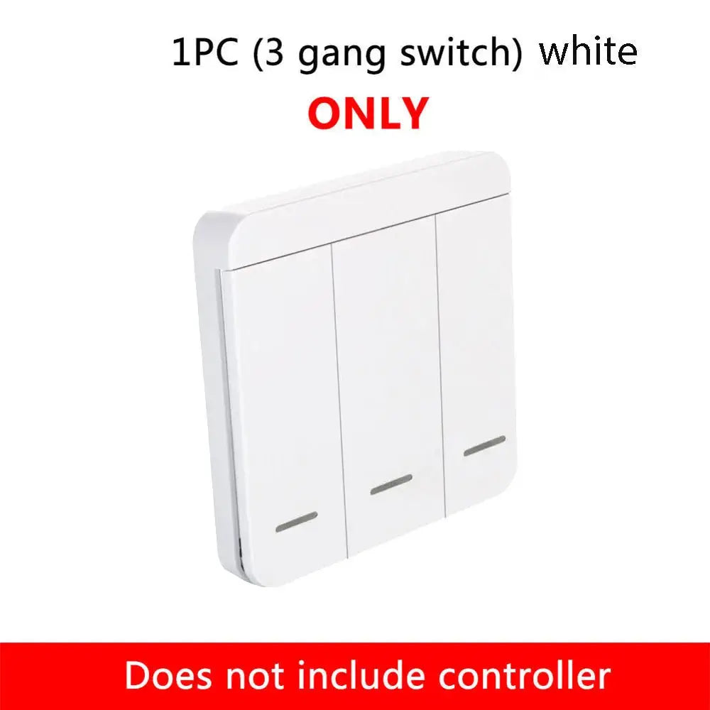 Wireless RF 433MHz Light Wall Switch Relay Receiver For LED Lamps 1 2 3 Gang Panel Remote Control 10A 110V 220V