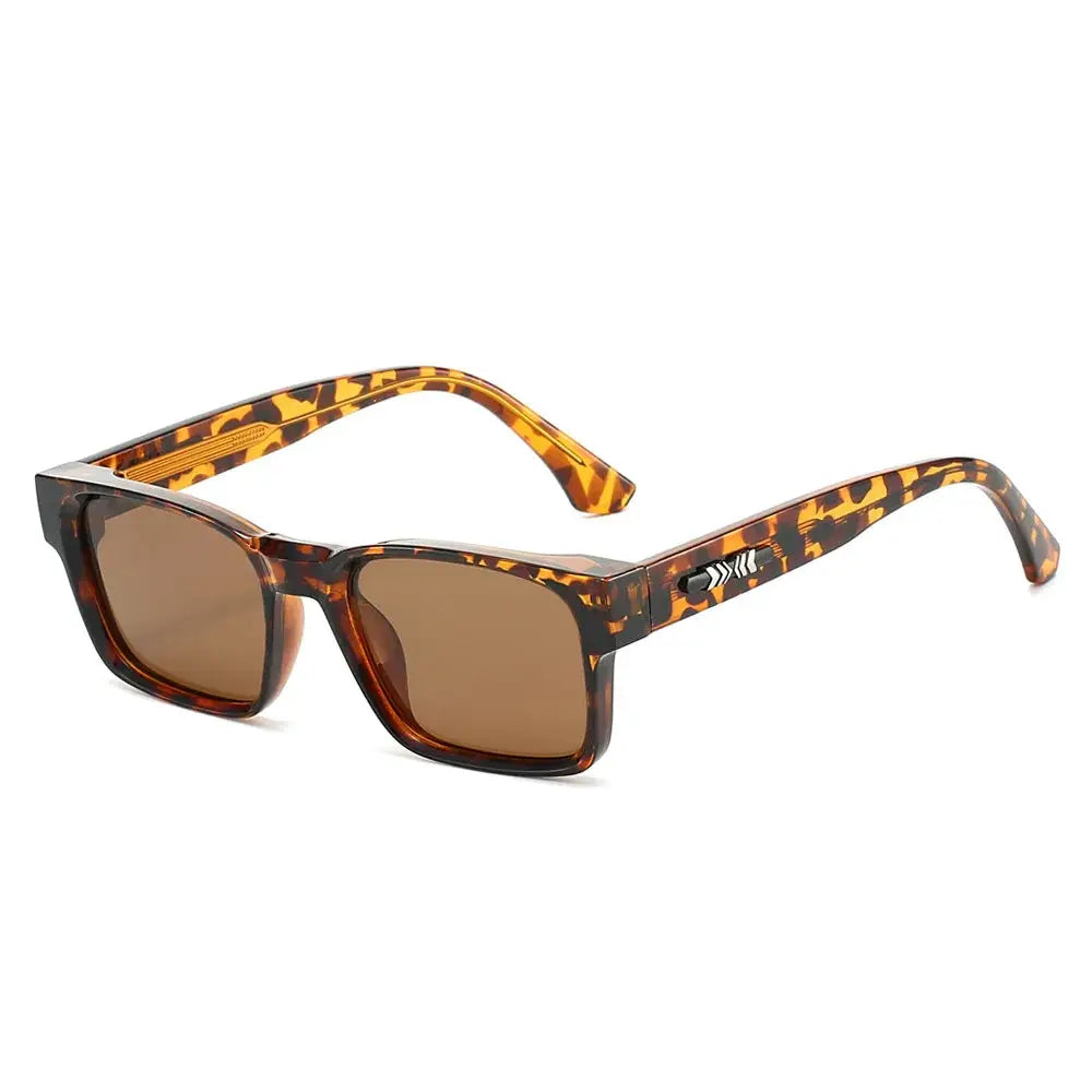Quality Square Polarized Sunglasses For Men And Unisex With Durable Metal Core UV400 Protection