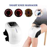 foreverlily Smart Knee Massager, white knee massager with external control panel and adjustable strap