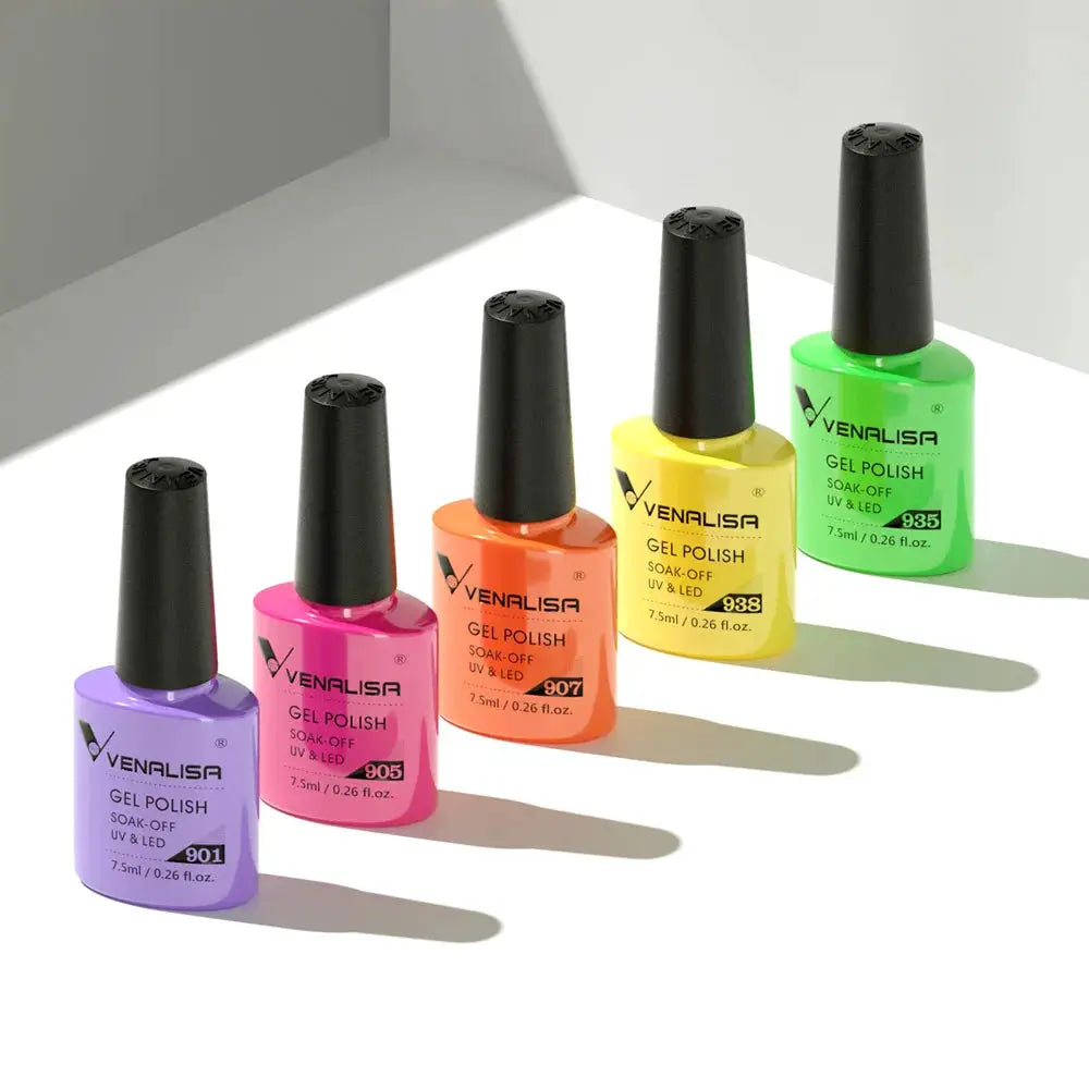 Venalisa Nail Gel Polish Set 60 Colors TPO Free HEMA Free Odorless Soak Off UV LED Curing
