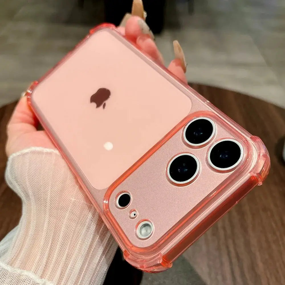 NeonGuard Shockproof Neon Soft TPU Clear Case For iPhone 7 To 17 Pro Max With Camera Protection