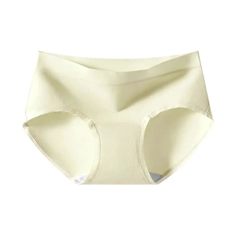 7-pc cotton women’s panties set in cream by Simples Market