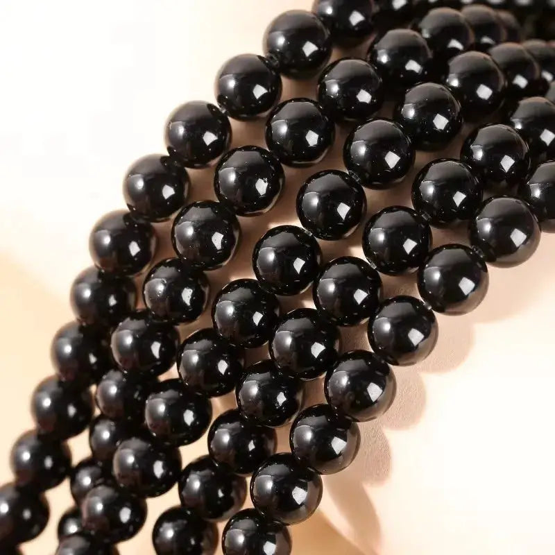 Natural Stone Golden Obsidian Irisation Round Beads 4mm 6mm 8mm 10mm 12mm Spacer Jewelry Making Bracelet Necklace