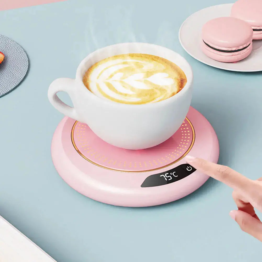 USB Coffee Mug Warmer With Three Temperature Settings For Desk Use