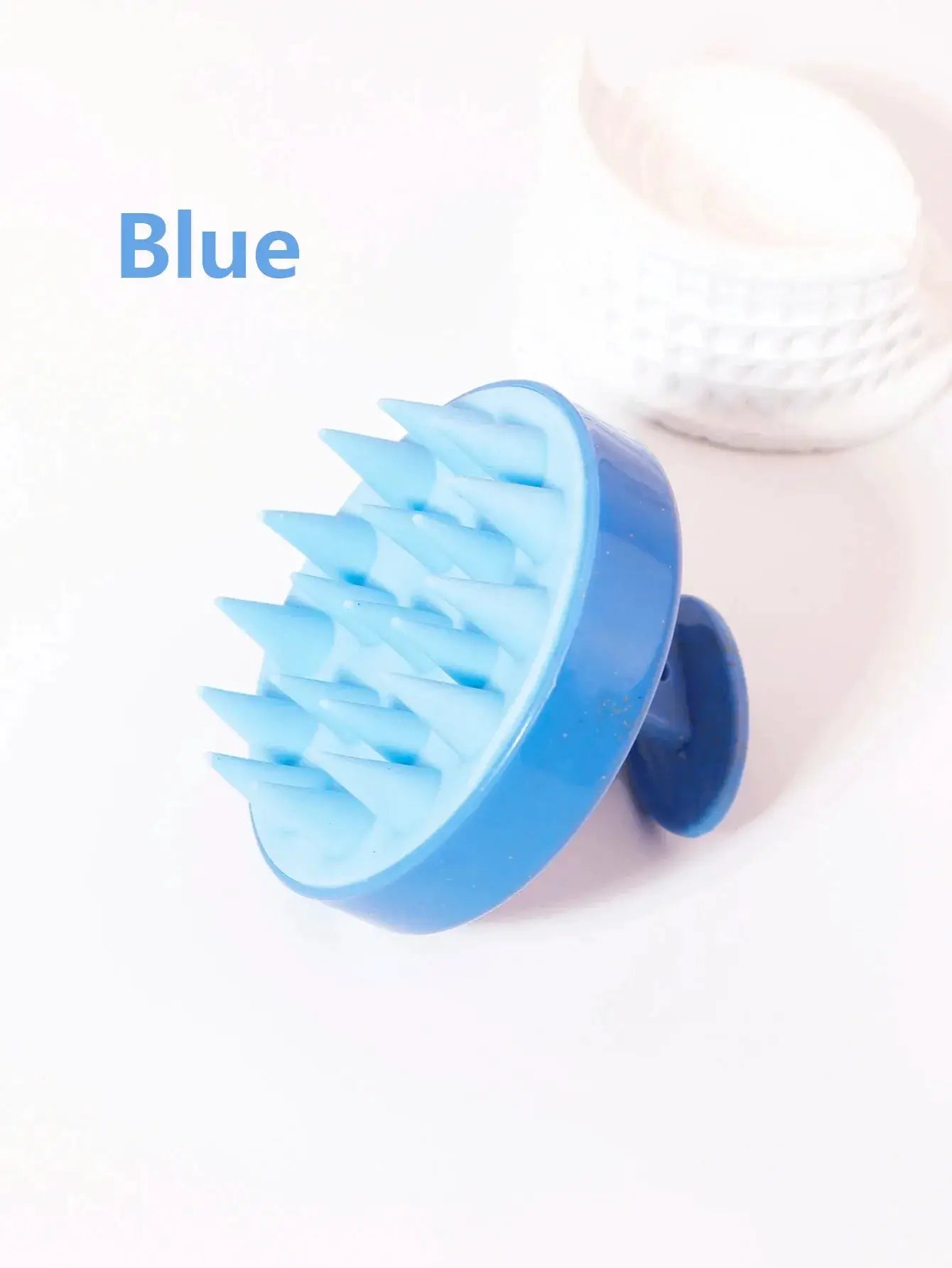 Silicone Scalp Massage Brush for Hair Wash and Shower Spa Soft Body Massage Tool for Hair Care
