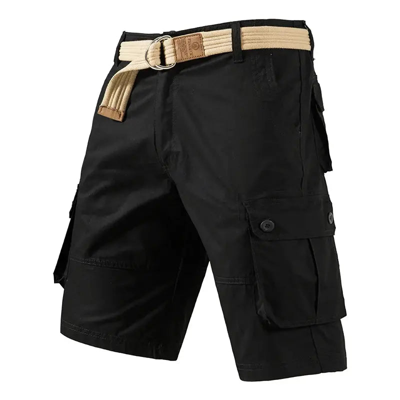 Men's Cargo Knee Shorts Cotton Casual Bermuda For Golf Running And Gym Plus Size Versatile