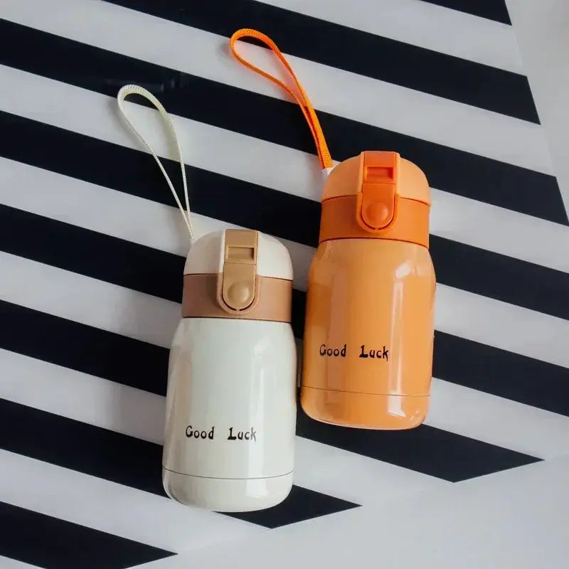 Mini Thermos Cup 200ml 360ml Stainless Steel Vacuum Insulated Pocket Mug Coffee Bottle Travel Kids Gift