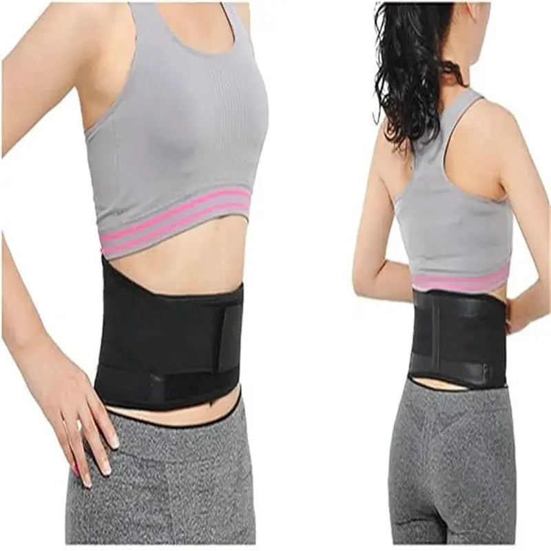 Adjustable Self Heating Waist Belt For Back Support Lumbar Brace Massage Therapy Health Care