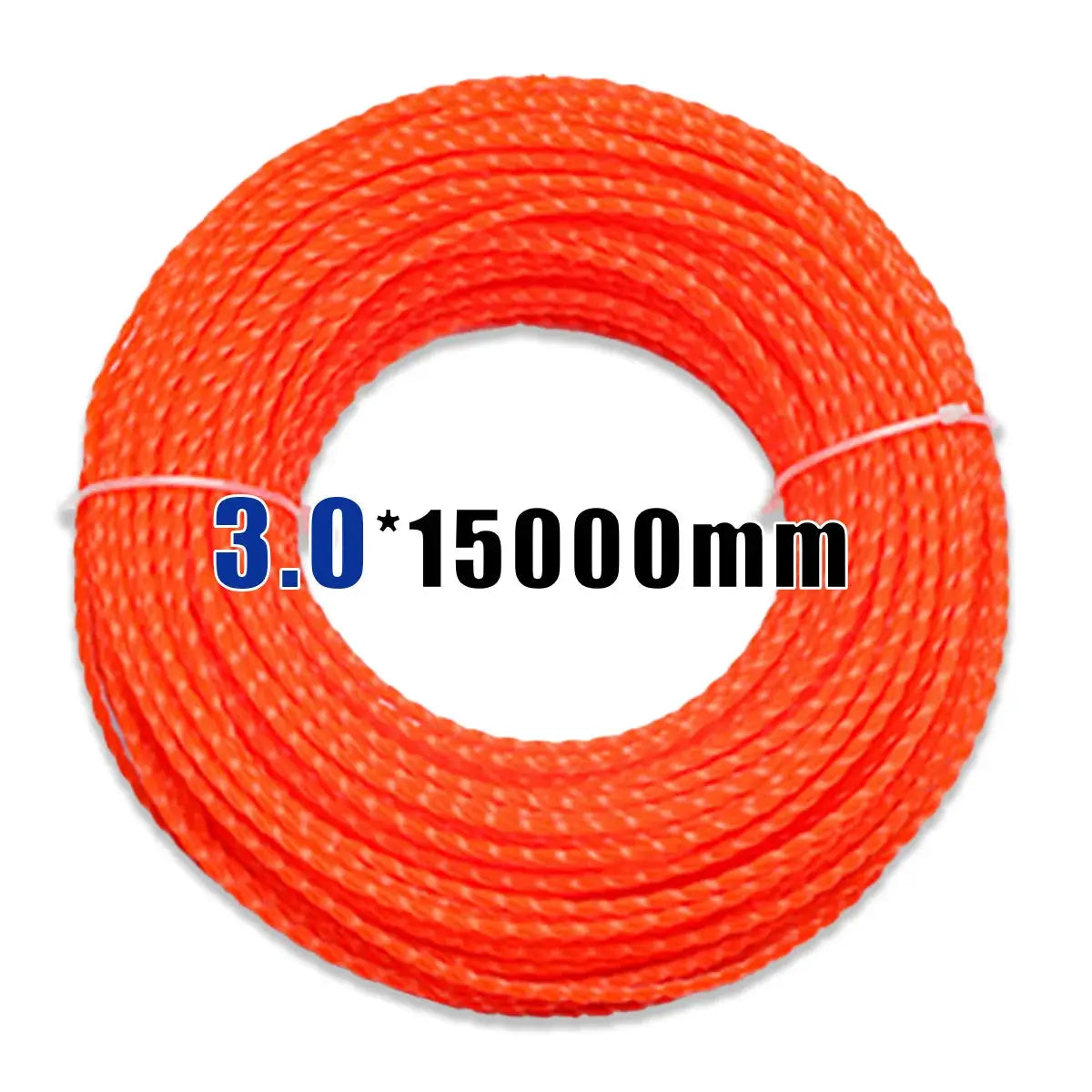 15 Meter Nylon Trimmer Line In 2.4mm 2.7mm Or 3mm Diameters For Grass Trimming Brush Cutter Strimmer Lawn Mower Accessory