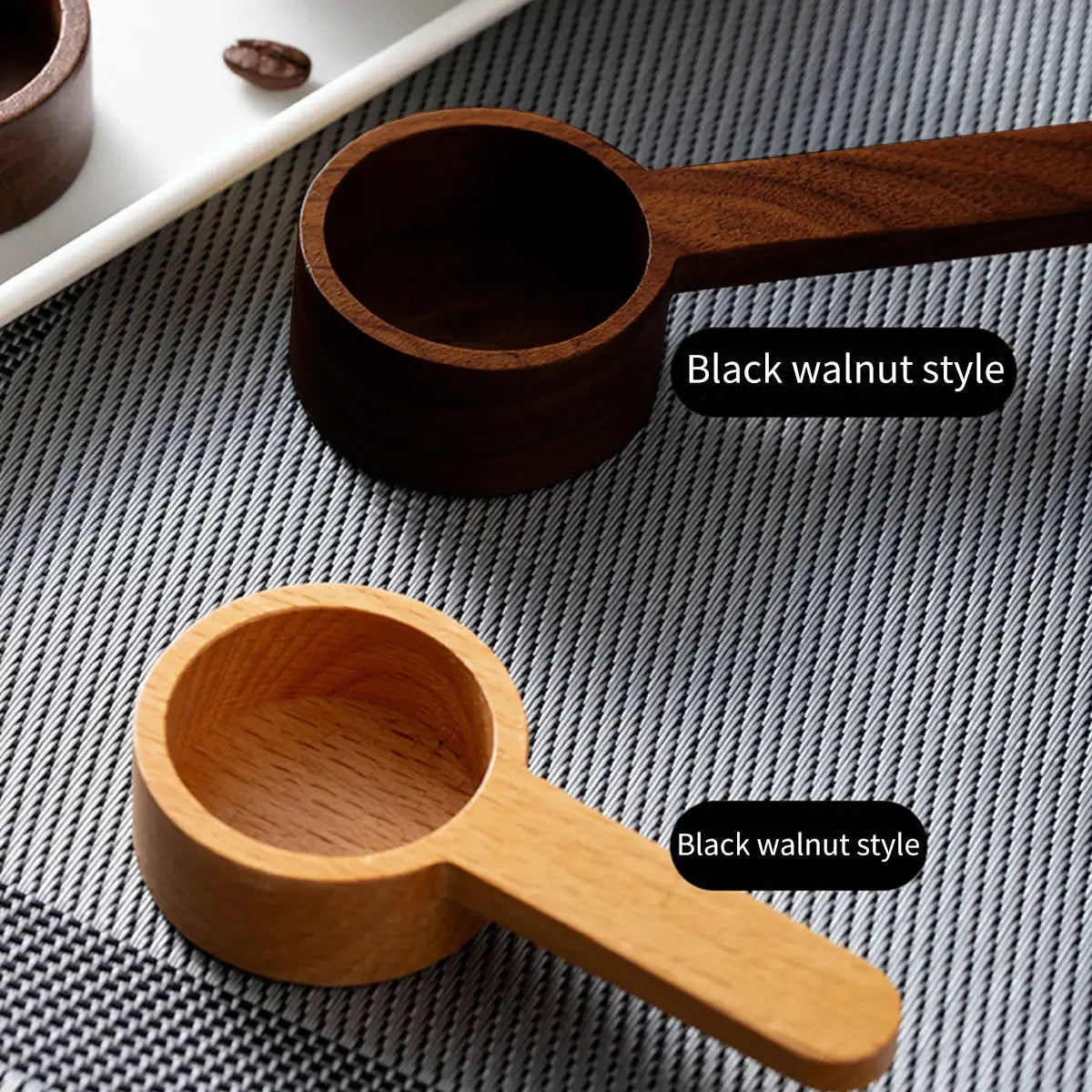 NatureWood Walnut Coffee Scoop Solid Wood Gram Measuring Spoon For Coffee Powder And Milk Powder