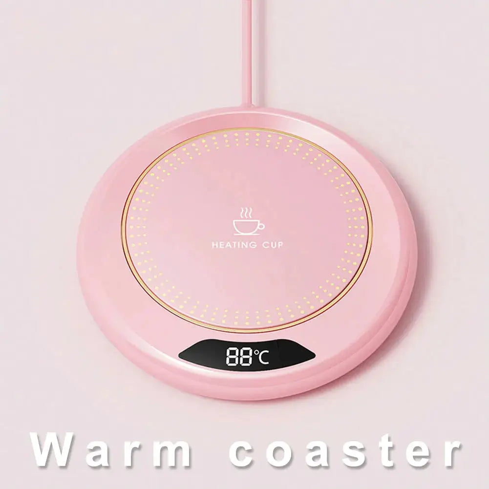 USB Coffee Mug Warmer With Three Temperature Settings For Desk Use