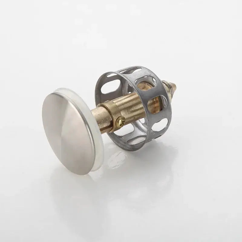 Simples Market universal metal bath drain stopper with pop-up valve and hair catcher
