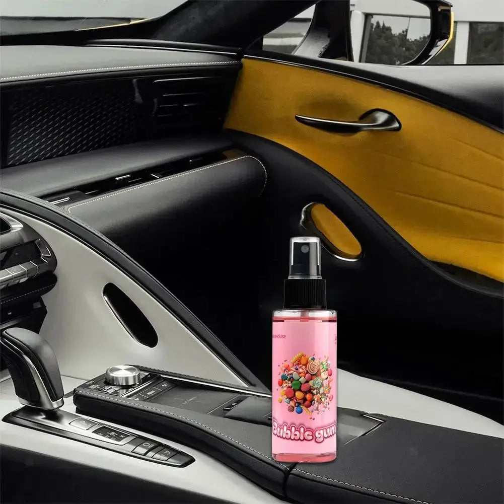 Car Air Freshener Spray Strawberry Cake Scent Long Lasting Fresh Car Interior Deodorant Spray