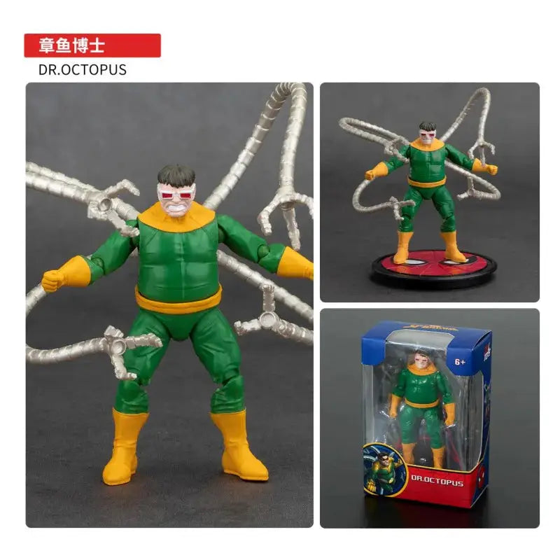 ZD Original Spider Man 4Inch Action Figures Green Goblin Doctor Octopus Venom Gwen Electro Scarlet Spider 2099 Rhino