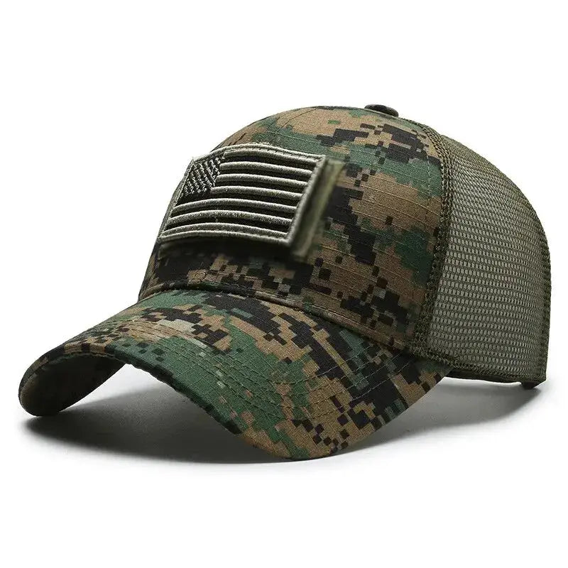 Unisex Mesh Baseball Cap Breathable Sun Protection Adjustable Fit Spring Summer Embroidered Hat