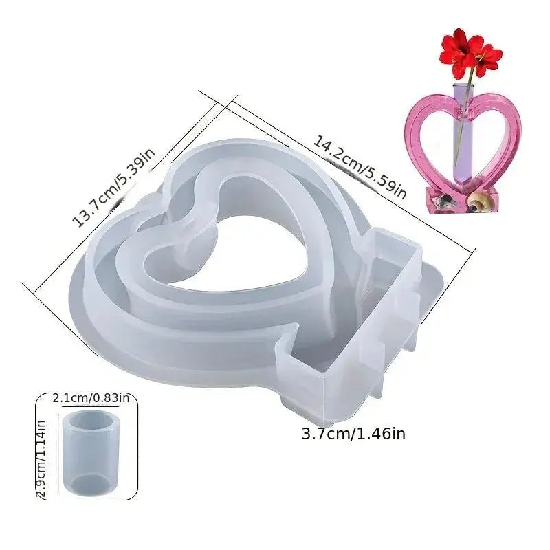 DIY Arched Flower Pot Silicone Mold For Rectangular And Round Pots Hydroponics Vase Making Plaster Resin Casting Molds - Simples Market
