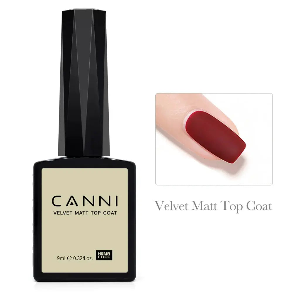 Canni Hema Free Nail Gel Polish Christmas Red Collection Semi Permanent 9ml Long Lasting Shine
