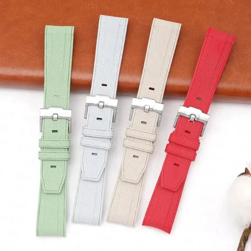 Joint MoonSwatch 20mm Diving Strap for Omega X Swatch Men Women Arc Curved End TPU Rubber Bracelet for Rolex Watch Band 2028