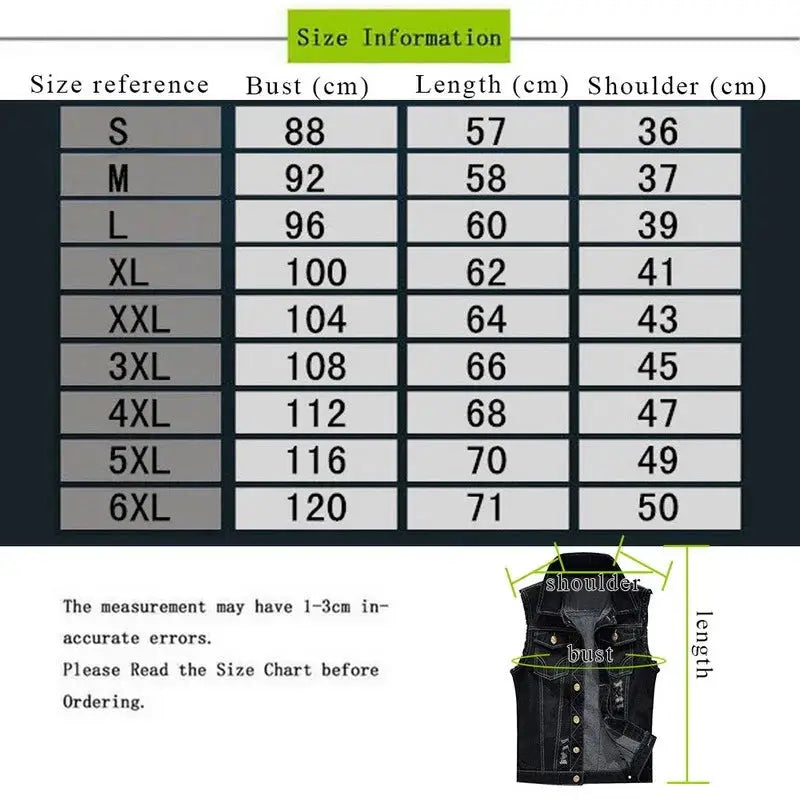 Men's black denim sleeveless vest from Simples Market