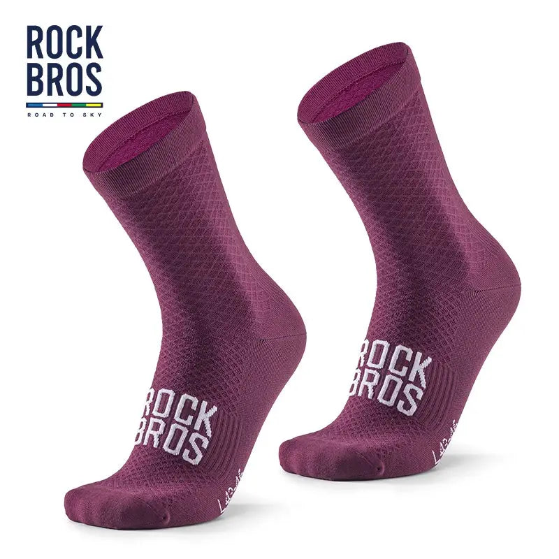 Rockbros Road To Sky Sport Socks Men Women High Elasticity Sweat Wicking Professional Outdoor Sportswear Socks