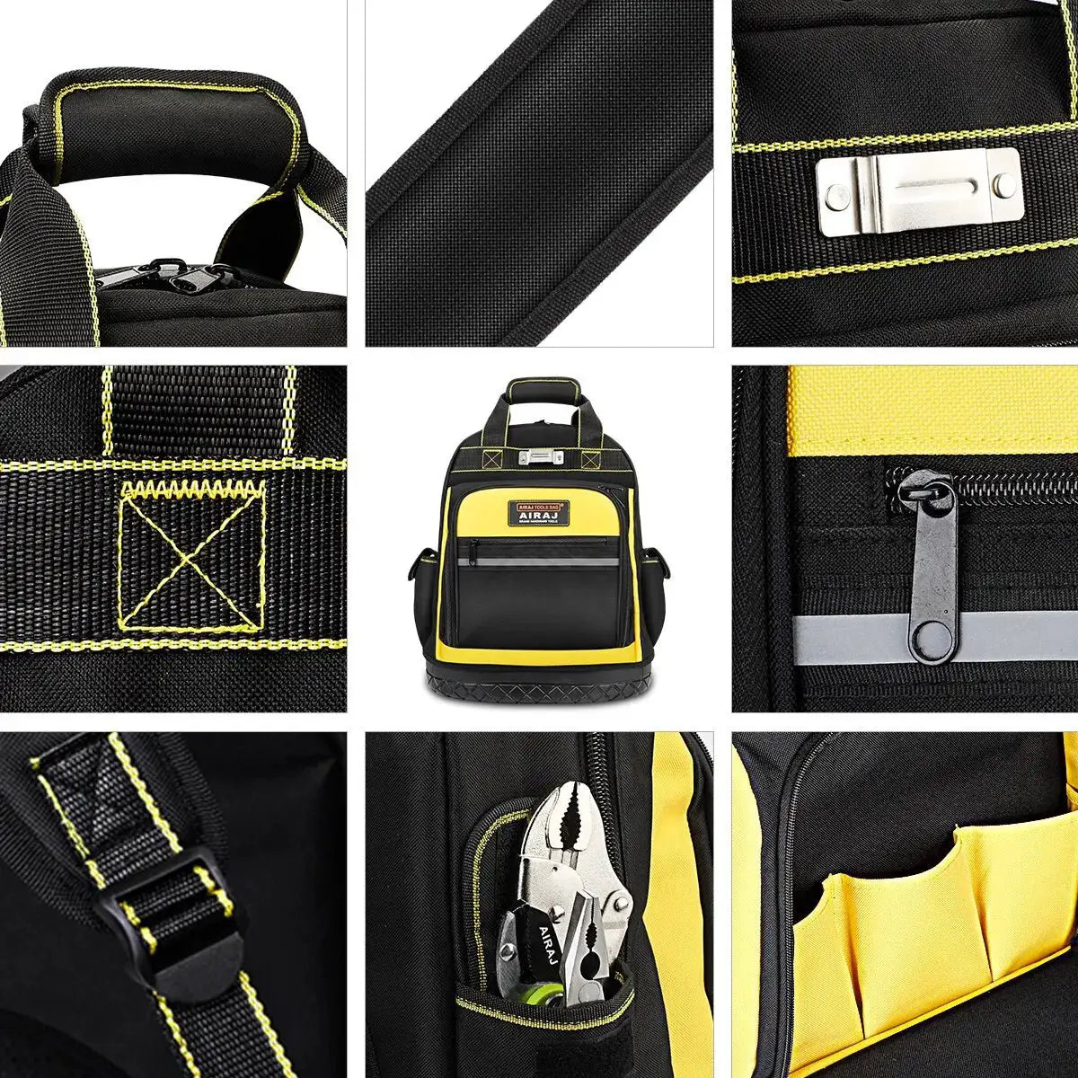 AIRAJ Heavy - Duty Waterproof Tool Backpack - Simples Market