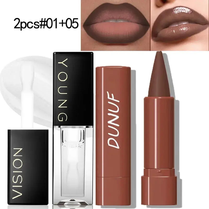 Brand Nam Gradient Lip Liner Pen Matte Velvet Finish For Precise Long Lasting Lip Definition