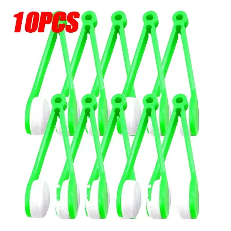 Portable Multifunctional Glasses Cleaning Brushes Microfiber For Eyeglasses Sunglasses Spectacles