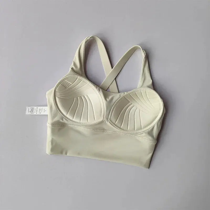 PulseAthletica All In One Sports Bra Collection High Impact Support For Running Yoga And Fitness