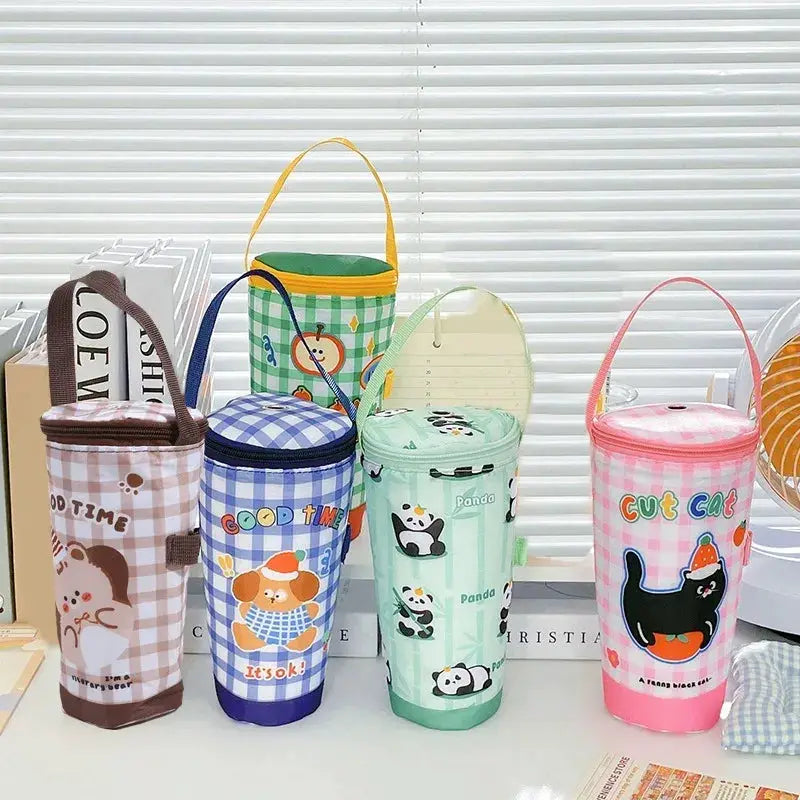 SipSaver Portable Milk Tea Tote Bag Insulated Keeps Drinks Hot On The Go With Durable Oxford Cloth