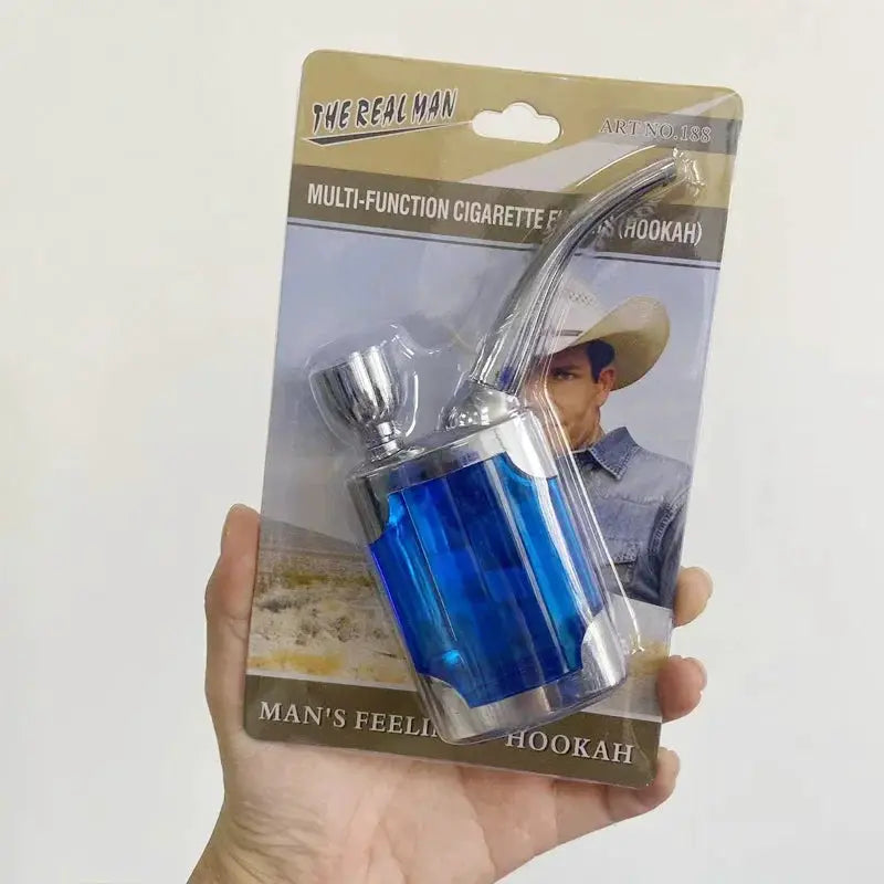 Complete Set Cleanable Acrylic Smoking Pipe With Microfilter System To Reduce Tar And Nicotine For Cleaner Smoke
