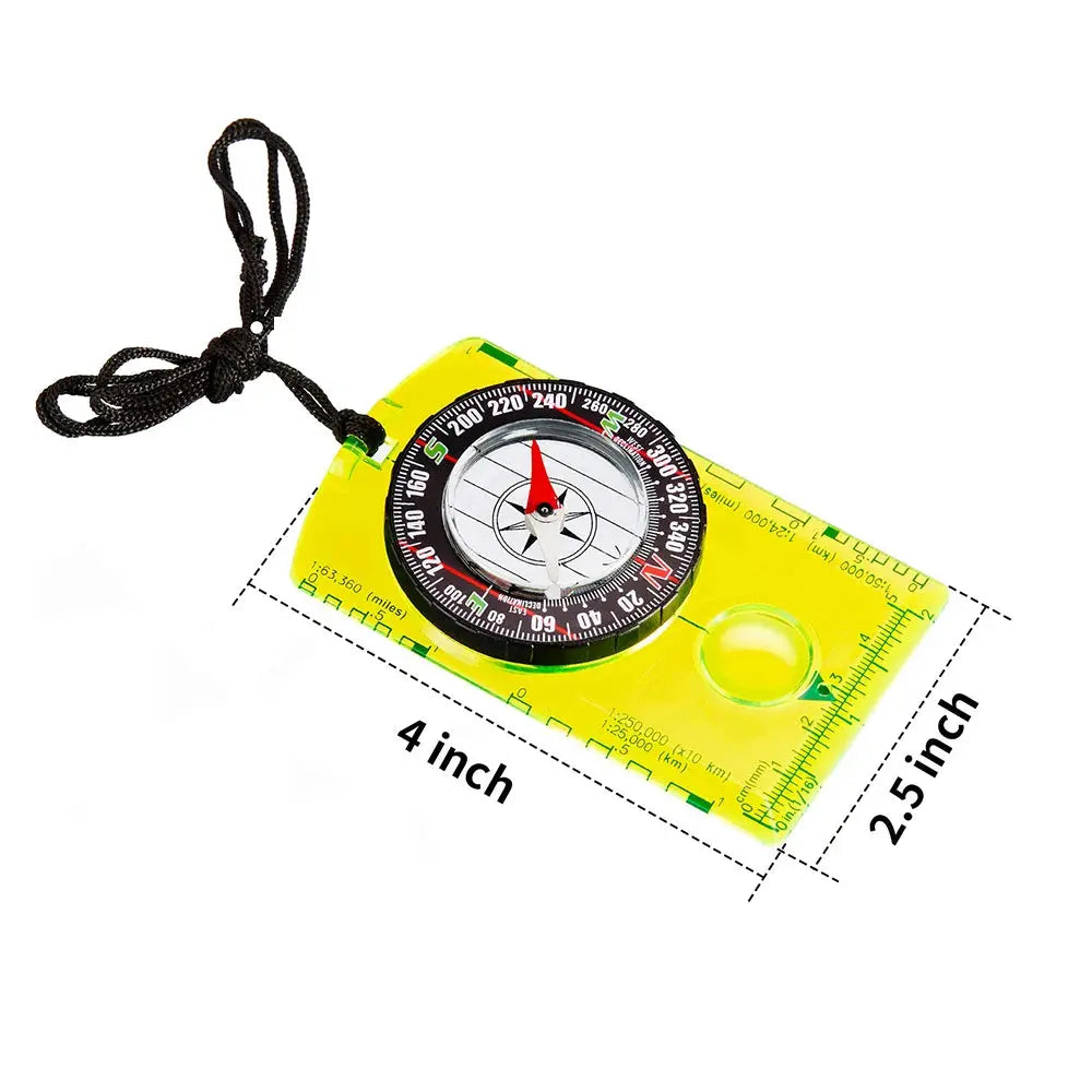Waterproof Outdoor Compass For Hiking Camping Orienteering And Backpacking Map Reading Navigation Gadget For Scouts Kids